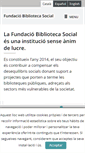 Mobile Screenshot of fundacionbibliotecasocial.org