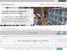 Tablet Screenshot of fundacionbibliotecasocial.org